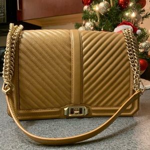 Rebecca Minkoff chevron jumbo love crossbody